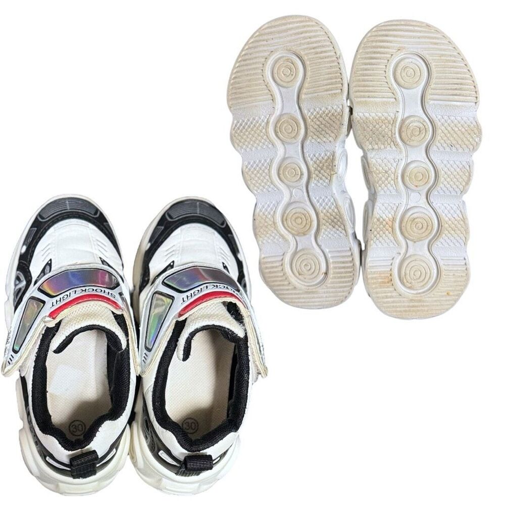 Toddler Boys Race car Sneaker Shoe Bundle Lot Size 11 - Picture 6 of 15